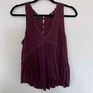 Maroon Kendall and Kylie tank top